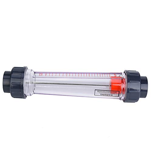 Débitmètre Liquide LZS-40, Plastique ABS, Haute Précision 4%, 0,6-6m³/H, Interface 50mm, Flotteur PTFE, 380x90x90mm