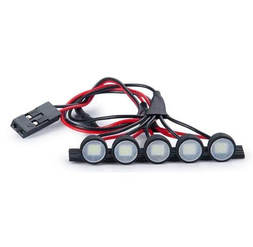 Faro de Techo RC Car Lamp de Alta Resistencia para Axial SCX24 Bronco