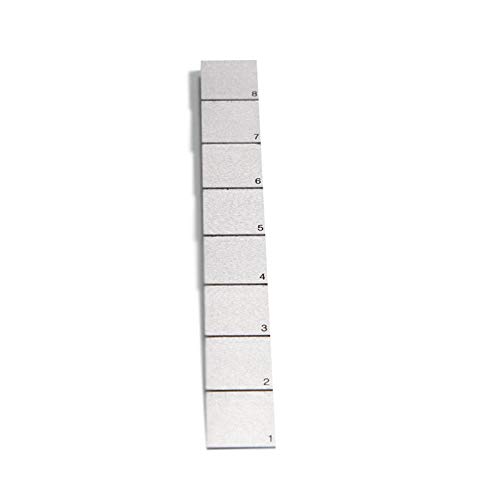 YUSHI 8 Step1mm 2mm 3mm 4mm 5mm 6mm 7mm 8mm Test Calibration Block for Ultrasonic Thickness Gauge in NDT Testing 1018 Steel