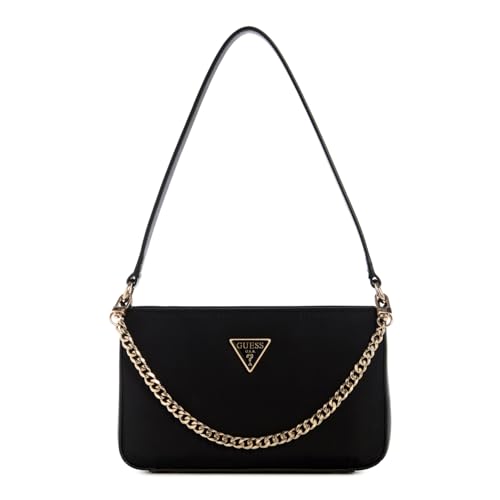 GUESS Eco Gemma Mini Top Zip Shoulder Bag, Black