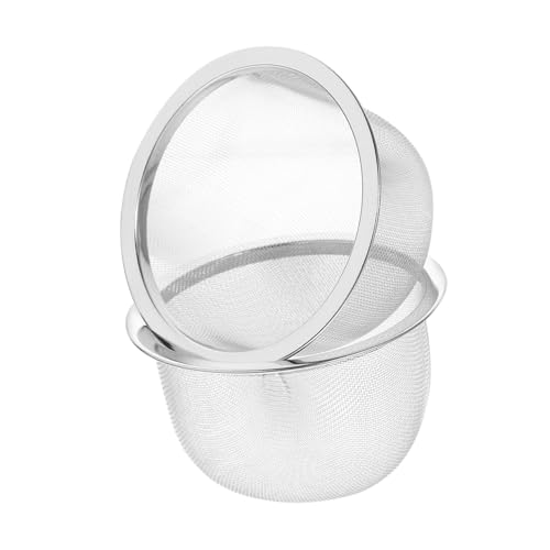 GARVALON Lot De 2 Infuseurs à Thé En Vrac Acier Inoxydable ø 8,5 Cm Maille Fine Filtres Polyvalents Pour Théière Bouilloire Usage Réutilisable