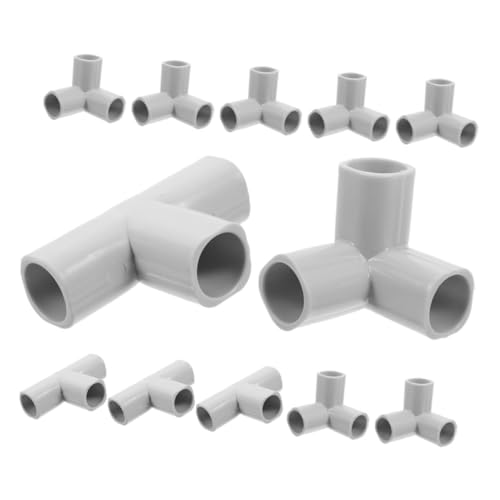 AUTSUPPL Door Child Safety Barrier 12pcs Playpen Pipe Fittings Easy Install Plastic Connectors for Fences
