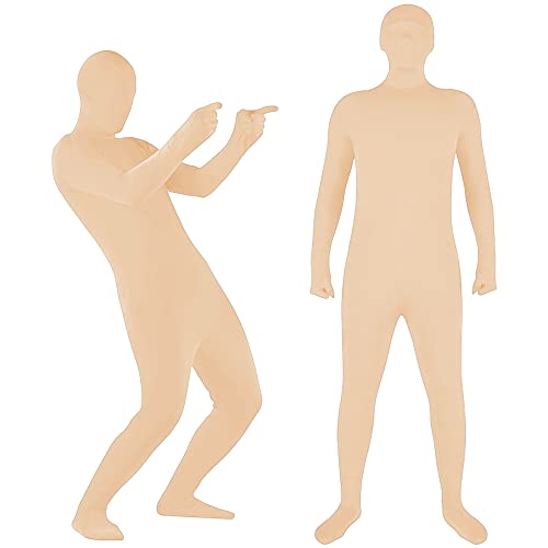 Traje Zentai azul de cuerpo completo para fotografía cromakey y edición de video con cremallera 2