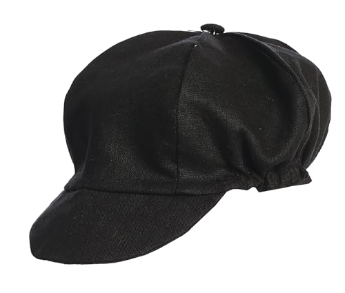 Pink Princess Baby Boy Newsboy Cap, Toddler Boys, Unisex, Black, Cotton, Vintage, US 2-3 Years