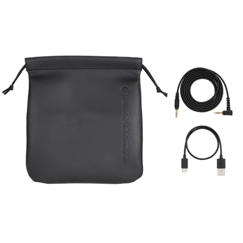 Audio-Technica M50xBT2 Kabelloser Kopfhörer Schwarz – Ansicht 6