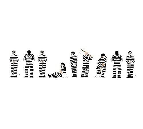 N Prisoners, Black & White Stripes (9)