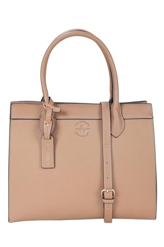 Image of Allen Solly Women's Large Tote Shoulder Bag | Vegan Leather | Multiple Pockets | Secure Zip Closure | Casual Outings