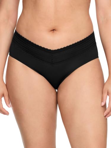 Image of Warner's womens Blissful Benefits No Muffin 3 Pack Hipster Panties