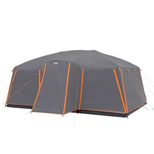 CORE 12 Person Cabin Tent | Large Portable Multi Room Family...