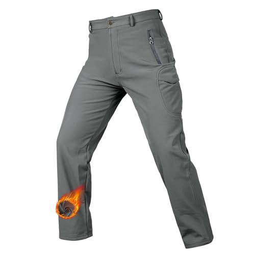 Pantalon de randonnée imperméable homme cargo chaud résistant eau - 5