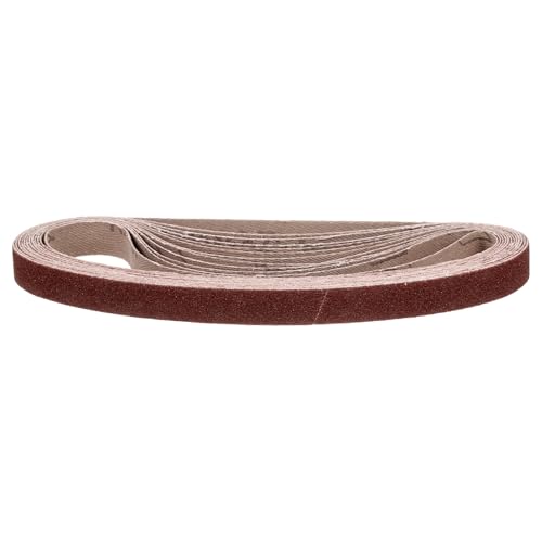 CoCud Bandes abrasives 1/2 x 12 pouces 120 grains 20 pièces