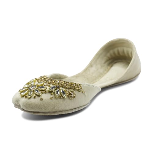Khussa Velvet Wedding Bridal Mojari Juti Punjabi Jutti Ethnic Flats