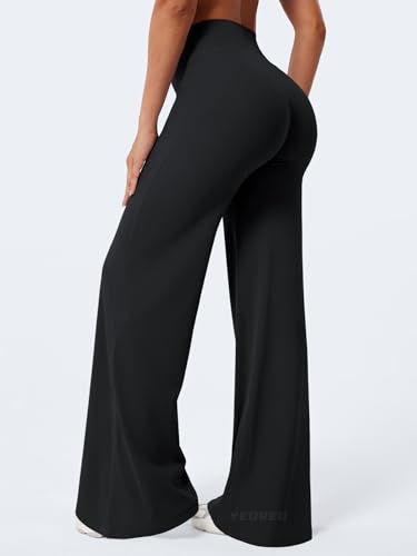 Image of YEOREO Ease Workout Leggings Womens No Front Seam Straight Leggings 29 inch / 31.5 inch / 33 inch / 35 inch High Waist Buttery Eddiy Yoga Pants