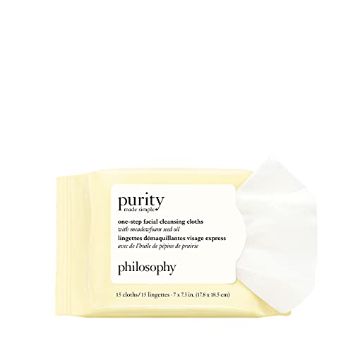 philosophy purity made simple - cleansing cloths, 15 ct
