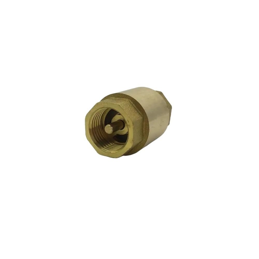 1/2" 3/4" 1-1/2" Female Thread NPT Brass Thread In-Line Spring Check Valve One-Way Anti Backflow Valve Water Control Float Valve(1-1/2")