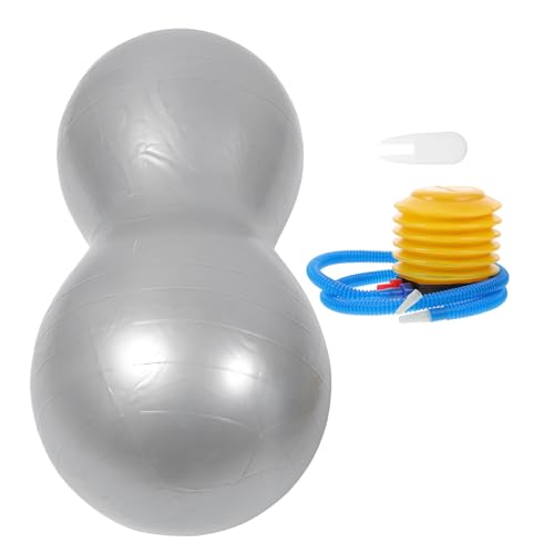 Pelota de yoga para mejorar la postura en casa con bomba de inflado