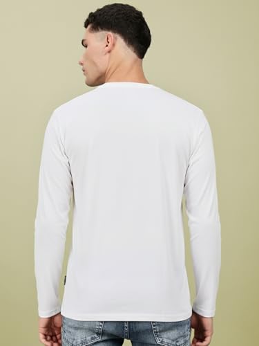 Image of Lux Nitro Men's Premium Cotton Long Sleeve T-Shirt | Modern Fit Casual Tee with Round Neck | Solid Regular Fit T-Shirt for Men
