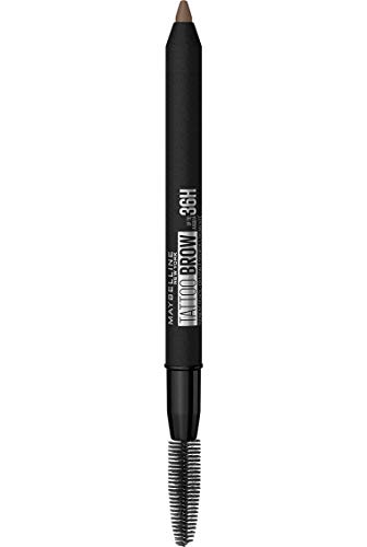 Maybelline New-York - Crayon à Sourcils Longue Tenue Waterproof - Tattoo Brow 36h - Teinte : Brun Cendré 06 (Lot de 2)