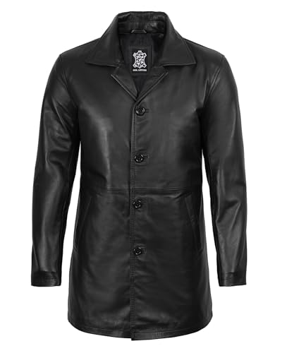 Image of Blingsoul Men's Leather Jacket - Biker Style Leather Jacket for Men