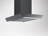 SILVERLINE Vela Isola Premium VAI 920 S Inselhaube/Glas Schwarz / 90 cm/A