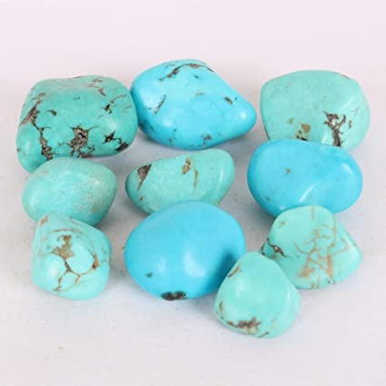 REAL-GEMS AAA & Very Natural Blue Turquoise 72.50 Carat Lot of 4 Pcs Stones Healing Crystals Turquoise Rough Loose Stones4