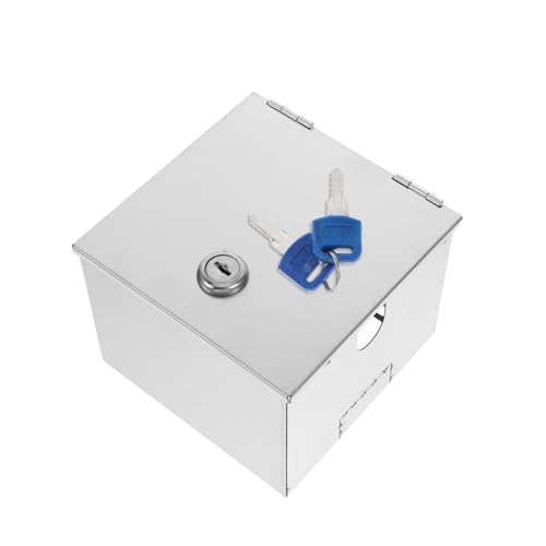 LIFKOME Lockable Electrical Socket Box Weatherproof Stainless Steel Cover Secure Protection Style