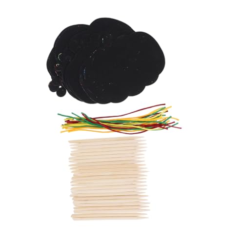 BESTonZON Halloween Craft Set 48pcs Scratch Cards Boys and Girls Halloween Party Games Bulk