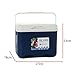 Aymzbd Cooler Box Insulated Box with Handle for Freeze/Hot Food Ice Chest Small Ice Box for Outdoor Sport Drink Party Camping, Blue