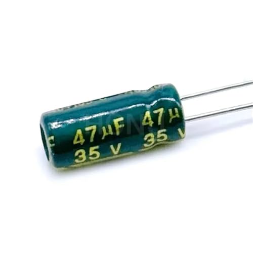 Condensateur électrolytique 35V 47uF radial pour composants électroniques DIY, lot de 20 pièces