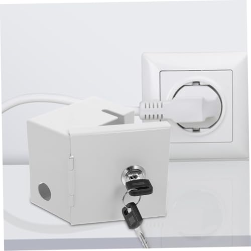 Caja eléctrica con toma de corriente bloqueable de hierro resistente al clima para conexiones al aire libre, diseño ahorrador de espacio, instalación fácil, aplicación versátil para cocinas y dormitorios miniatura 5