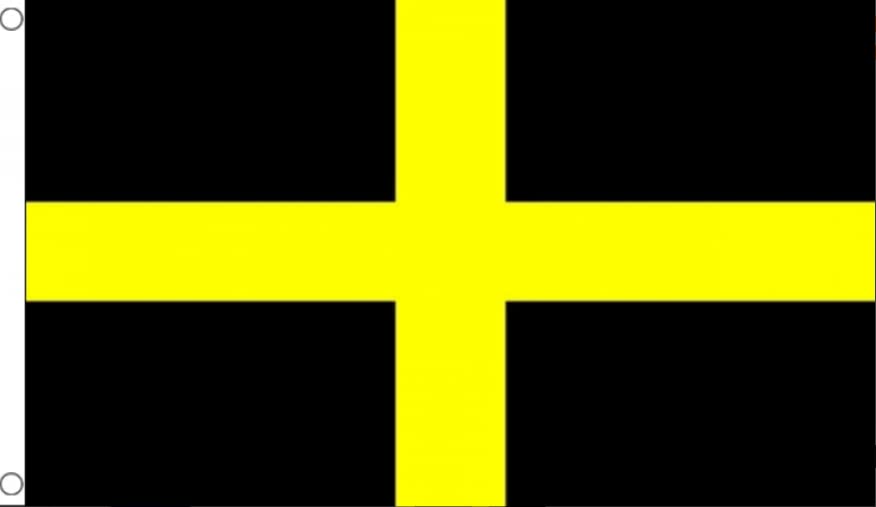 St David's Flag 5 x 3 FT - 100% Polyester With Eyelets - Welsh Wales St David