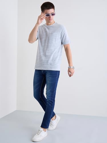 Image of Pivl Men's Summer Striped Style Trendy t Shirt