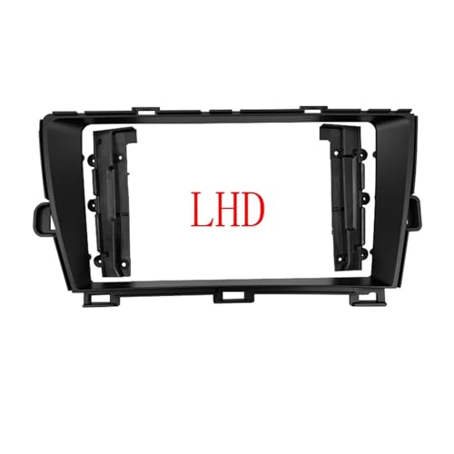 Radio Frame Fascia 9 Inch Car Frame Adapte Decoder Fit for Toyota Prius 30 Series 2010-2015 Android Radio Fitting Panel Kit Installation kit(RHD-Frame)