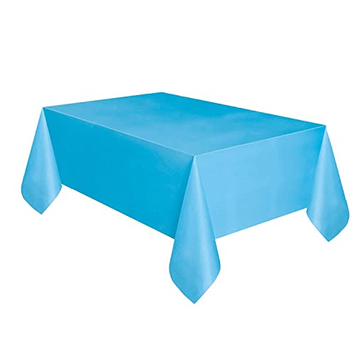 Cutefly Nappe en Plastique Bleu Clair 274,3 x 137,2 cm