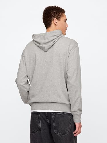 Image of Gap Men Embroidered Relaxed Fit Full Sleeve Hoodie