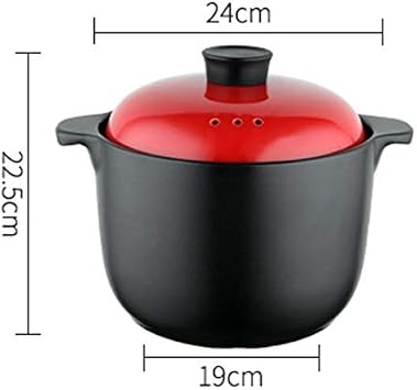 Ceramic Cookware Casserole Korean Cooking Pot Heat-Resistant Casserole for Kitchen Stew Cooker