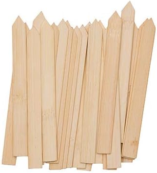 Green Thumb T020GT Bamboo Wood Plant Label, 6-in., 24-Pk. - Quantity 12