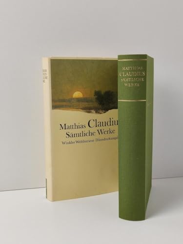Matthias Claudius. Sämtliche Werke