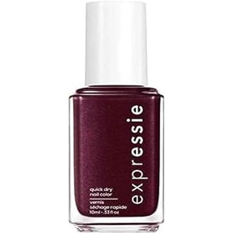 Essie Quick Dry Red Purple Nail Polish Cover