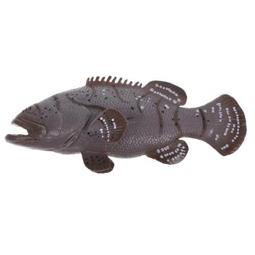 DECHOUS 斑魚模型 用海洋動物フィギュア 魚釣りごっこ遊び対応 リアルな海魚置物 デスクトップ水槽飾り 学習用生物認知オーナメント
