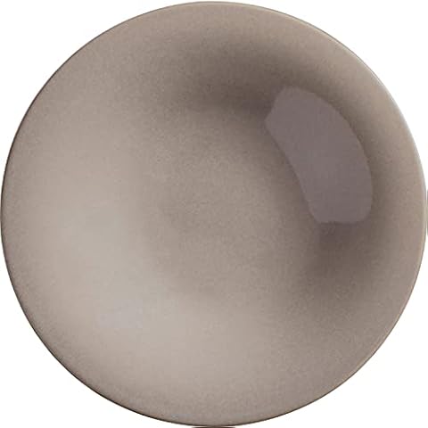 KAHLA 1T3449A93022W Homestyle Pastateller grande 30 cm desert sand rustikales Geschirr aus Porzellan mit Steingut- und Keramiklook großer Salatteller großer Pastateller tiefer Teller XL rund grau Cover