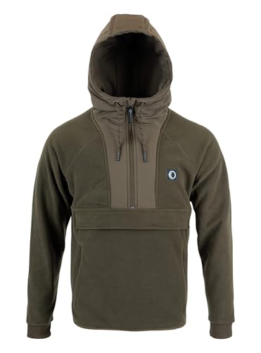 Sweat à capuche hybride SPEERO isolé avec col entonnoir et demi-zip