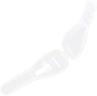 FOMIYES 4pcs Clear Plastic Organizer Bins Travel Razor Clear Plastic Containers Portable Razor Container Travel Shavers for Men Razor Carrying Cover Razor Holder for Home Razor Storage Bag