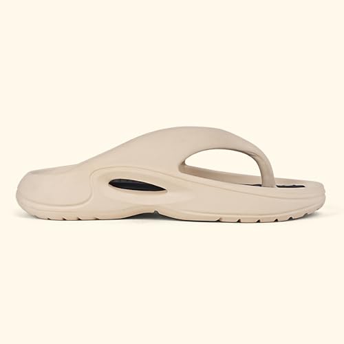 Image of YOHO Sponge Flip Flops for Men | Orthopedic Slippers & Mild Acupressure | Waterproof Monsoon Footwear | Dual Tone EVA Footbed
