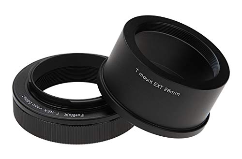 Fotodiox Lens Adapter Astro Edition - Compatible with T-Mount (T/T-2) Screw Mount Telescopes to Sony Alpha E-Mount Cameras for Astronomy