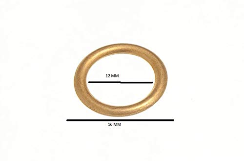 5000 X 13mm Hollow Brass Curtain & Upholstery Rings