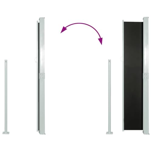 Store latéral extensible de qualité supérieure en polyester résistant aux UV et acier - 6