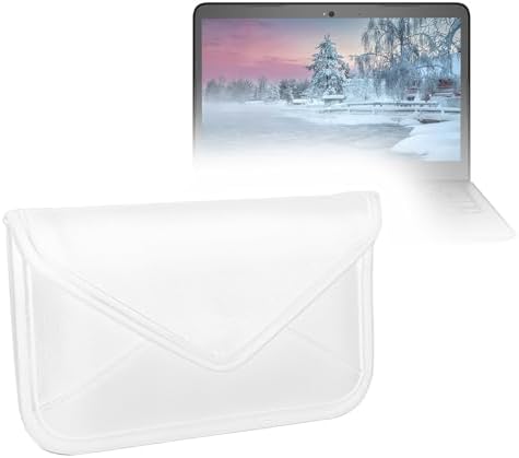 BoxWave Case Compatible with HP Brightview Chromebook (11.5 in) - Elite Leather Messenger Pouch, Synthetic Leather Cover Case Envelope Design - Ivory White image 3