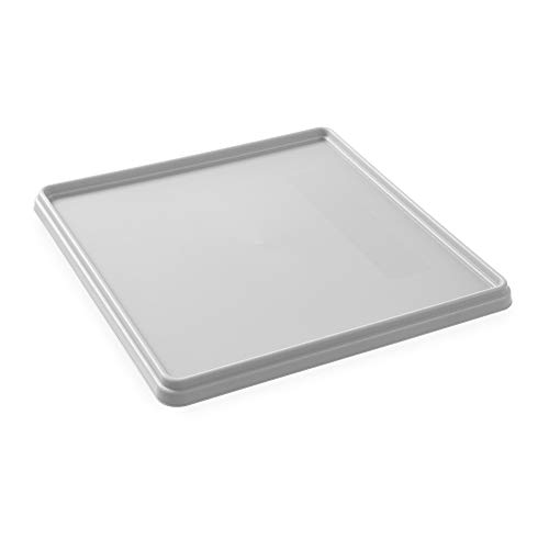 Couvercle en verre 500 mm x 500 mm épais pour bac carré