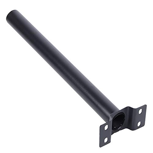 Poste de Luz de Pared de Hierro Negro para Exteriores, 50cm, para Farola Solar, Pasarela, Soporte de Soporte para Jardín